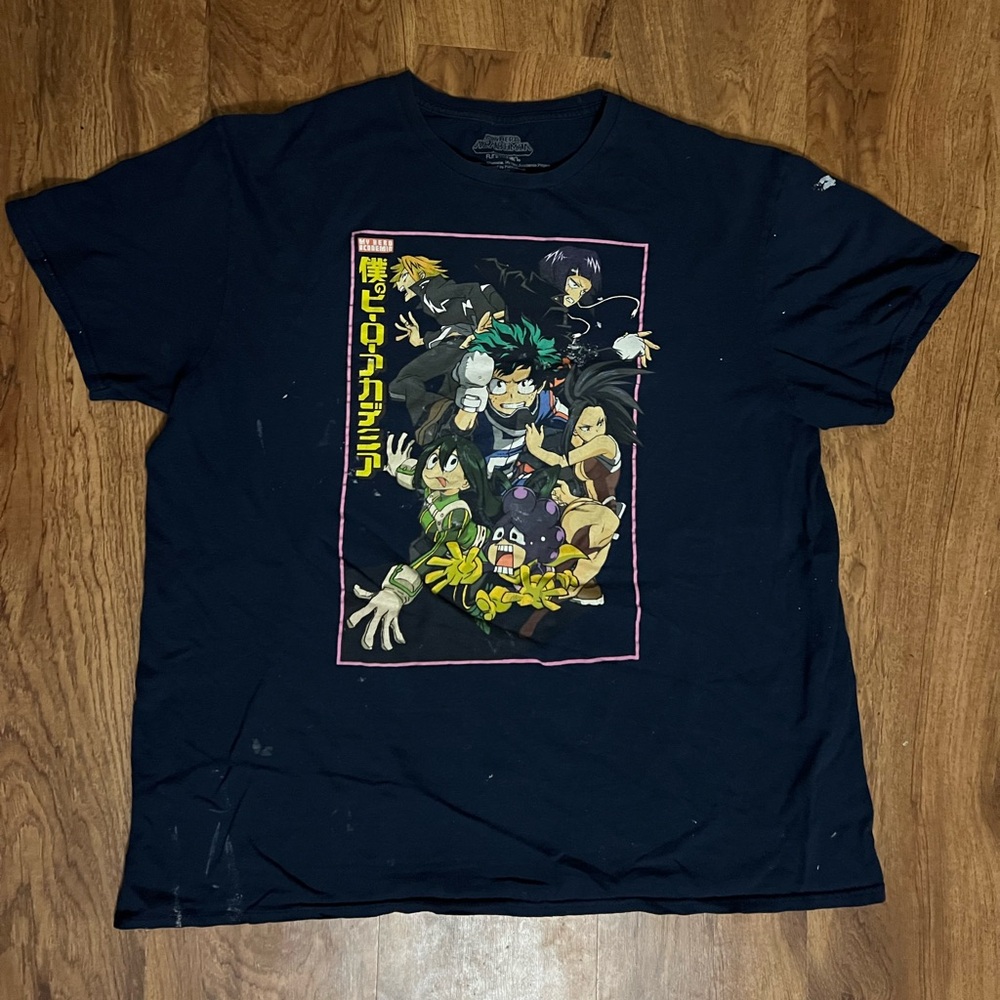 My Hero Academia Funimation T Shirt in blue. Men’s size XL